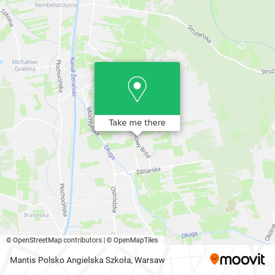 Mantis Polsko Angielska Szkoła map