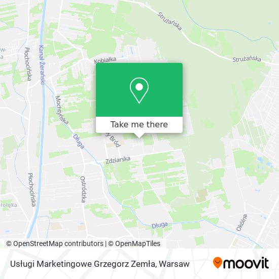 Usługi Marketingowe Grzegorz Zemła map