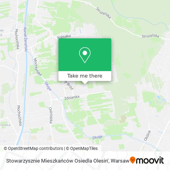 Stowarzysznie Mieszkańców Osiedla Olesin' map