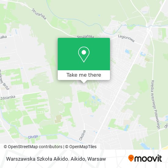 Warszawska Szkoła Aikido. Aikido map