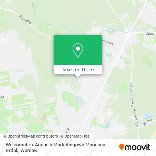 Welcomebox Agencja Marketingowa Marianna Brdak map