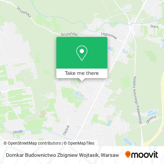 Domkar Budownictwo Zbigniew Wojtasik map