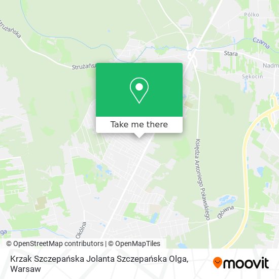 Krzak Szczepańska Jolanta Szczepańska Olga map