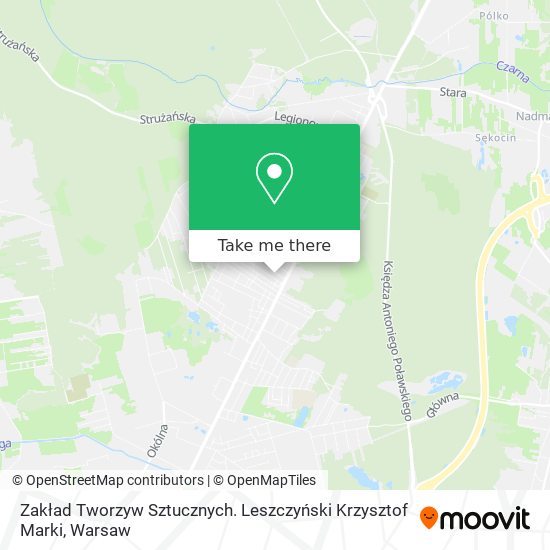 Zakład Tworzyw Sztucznych. Leszczyński Krzysztof Marki map