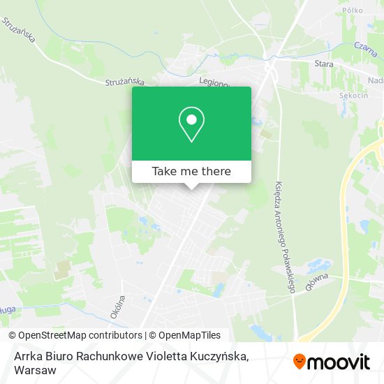 Arrka Biuro Rachunkowe Violetta Kuczyńska map