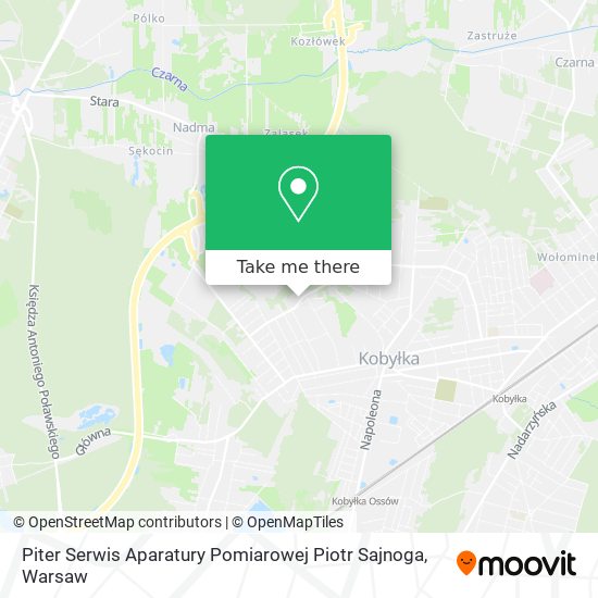 Piter Serwis Aparatury Pomiarowej Piotr Sajnoga map