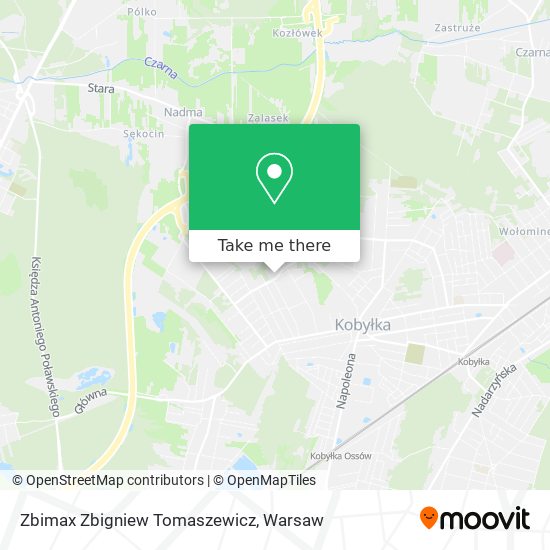 Zbimax Zbigniew Tomaszewicz map