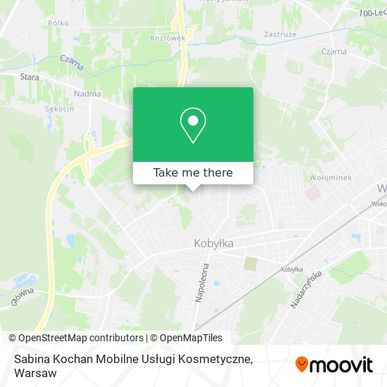 Sabina Kochan Mobilne Usługi Kosmetyczne map