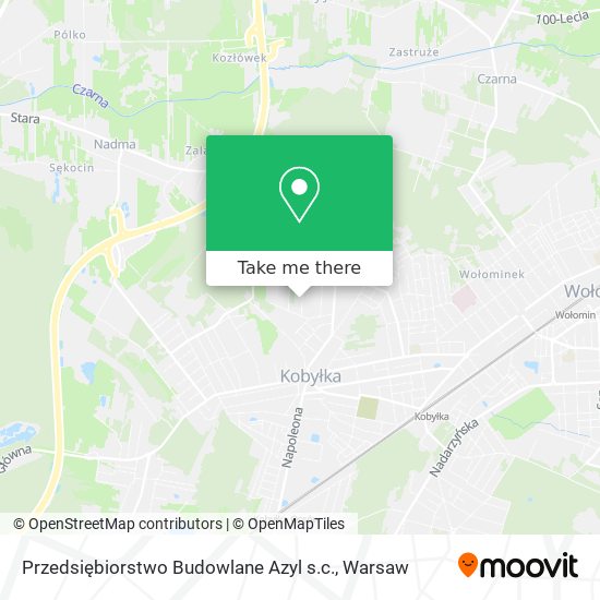 Карта Przedsiębiorstwo Budowlane Azyl s.c.