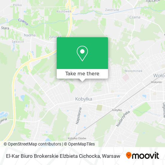 El-Kar Biuro Brokerskie Elżbieta Cichocka map