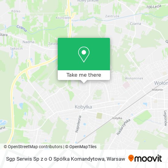 Sgp Serwis Sp z o O Spółka Komandytowa map