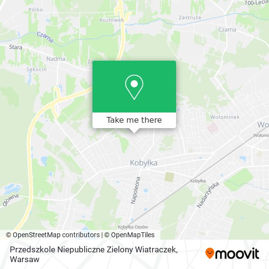 Przedszkole Niepubliczne Zielony Wiatraczek map