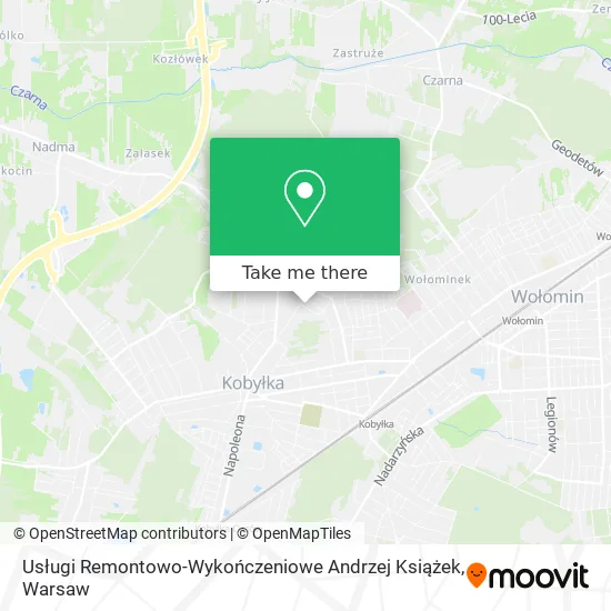 Usługi Remontowo-Wykończeniowe Andrzej Książek map