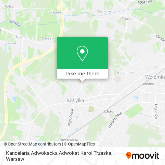 Карта Kancelaria Adwokacka Adwokat Karol Trzaska