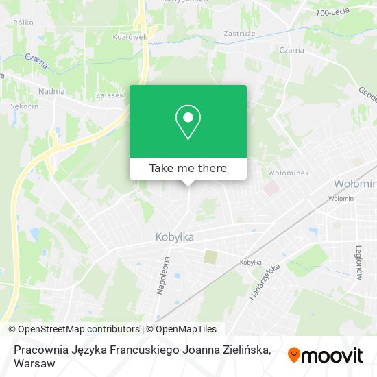 Pracownia Języka Francuskiego Joanna Zielińska map