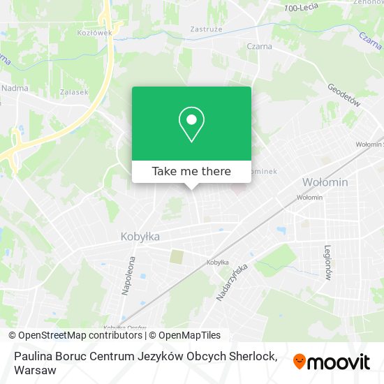 Paulina Boruc Centrum Jezyków Obcych Sherlock map