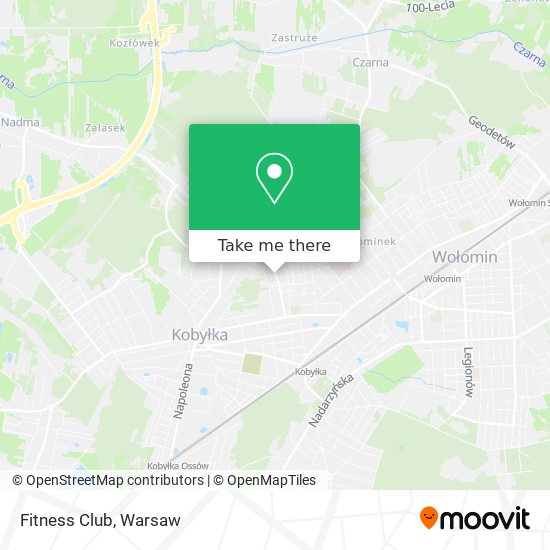 Fitness Club map