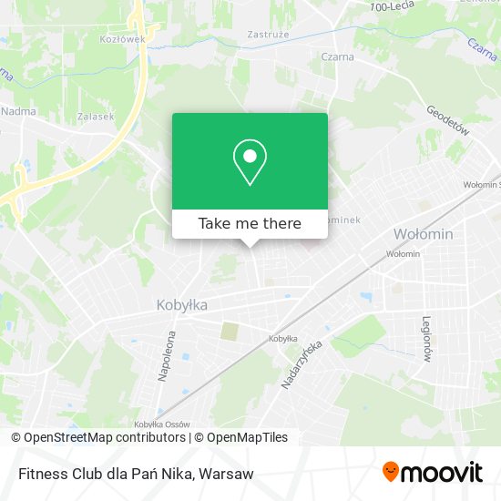 Карта Fitness Club dla Pań Nika