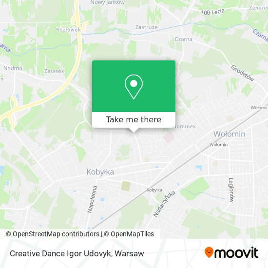 Creative Dance Igor Udovyk map