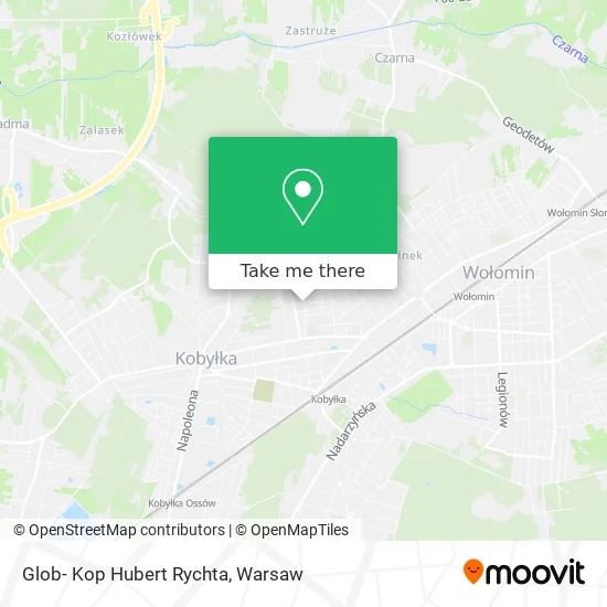 Glob- Kop Hubert Rychta map