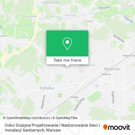 Ośko Grażyna Projektowanie i Nadzorowanie Sieci i Instalacji Sanitarnych map