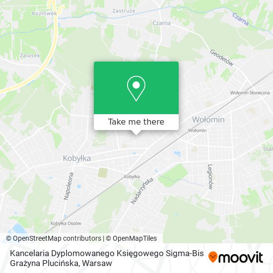 Kancelaria Dyplomowanego Księgowego Sigma-Bis Grażyna Plucińska map