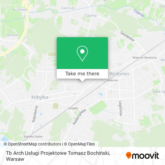 Tb Arch Usługi Projektowe Tomasz Bochiński map