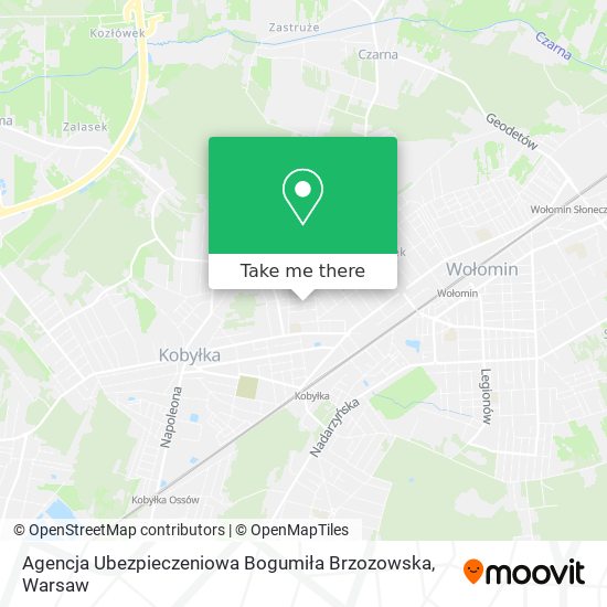 Agencja Ubezpieczeniowa Bogumiła Brzozowska map