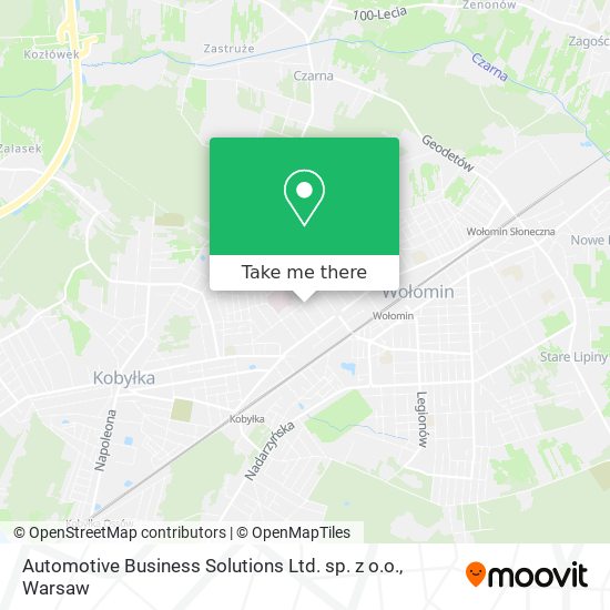 Automotive Business Solutions Ltd. sp. z o.o. map