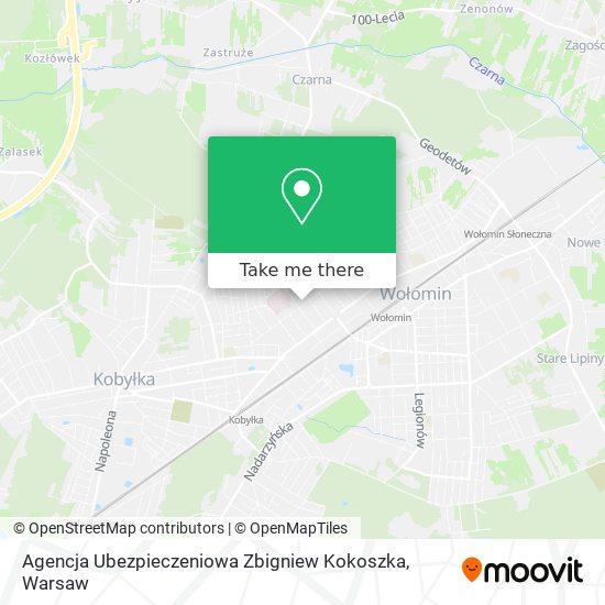 Agencja Ubezpieczeniowa Zbigniew Kokoszka map