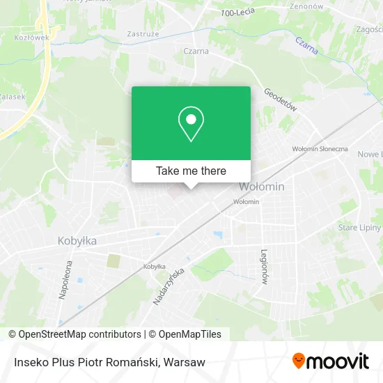 Inseko Plus Piotr Romański map