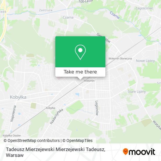 Tadeusz Mierzejewski Mierzejewski Tadeusz map