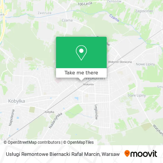 Usługi Remontowe Biernacki Rafał Marcin map