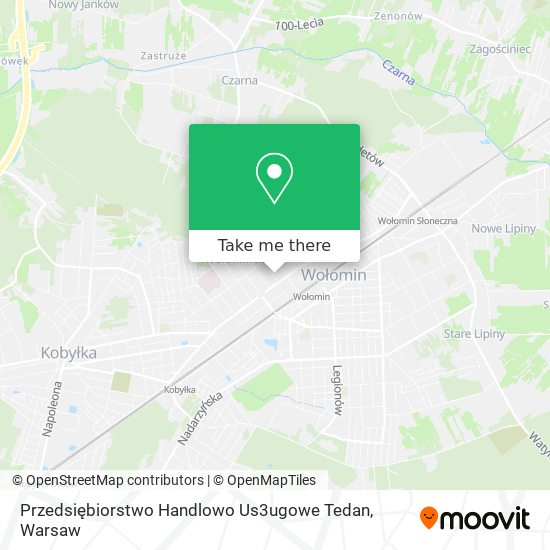 Przedsiębiorstwo Handlowo Us3ugowe Tedan map