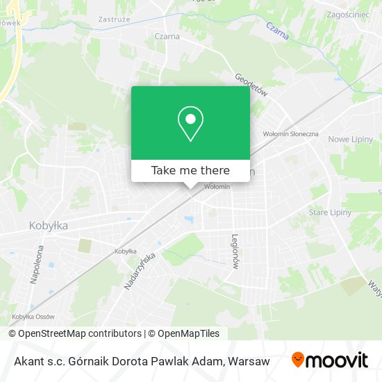 Akant s.c. Górnaik Dorota Pawlak Adam map