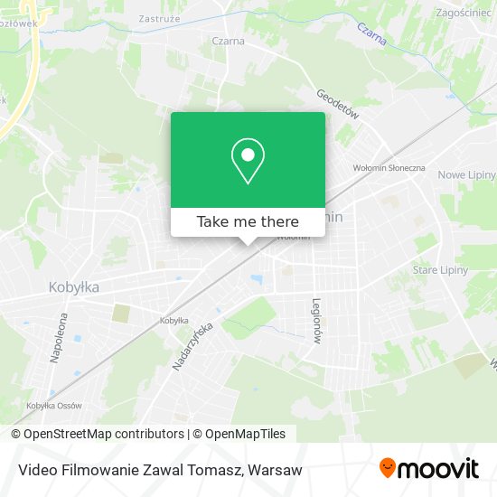 Video Filmowanie Zawal Tomasz map