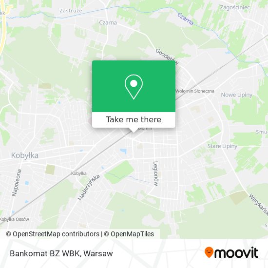 Bankomat BZ WBK map