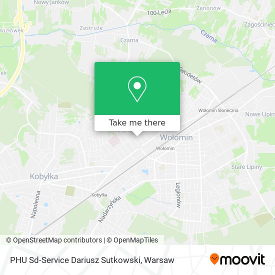 PHU Sd-Service Dariusz Sutkowski map