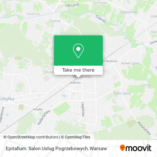 Epitafium. Salon Usług Pogrzebowych map