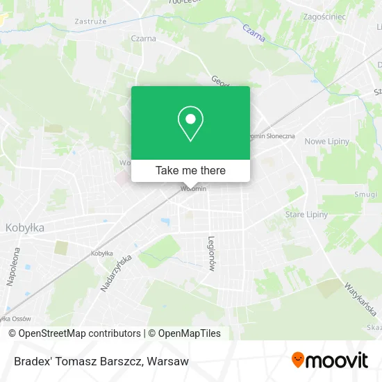 Карта Bradex' Tomasz Barszcz