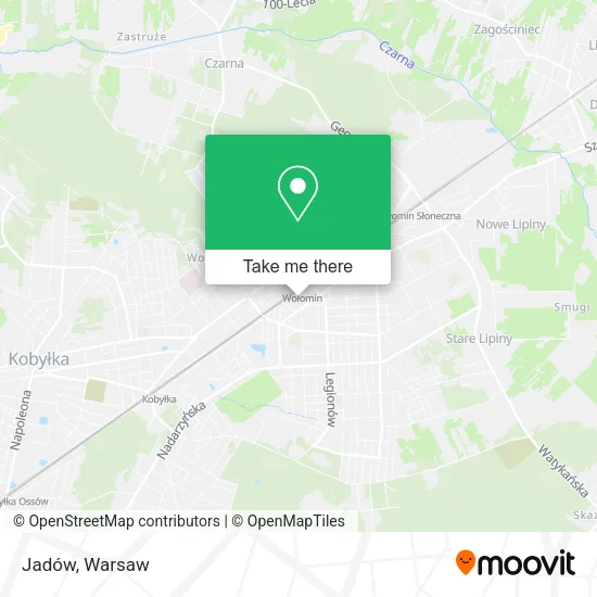 Карта Jadów