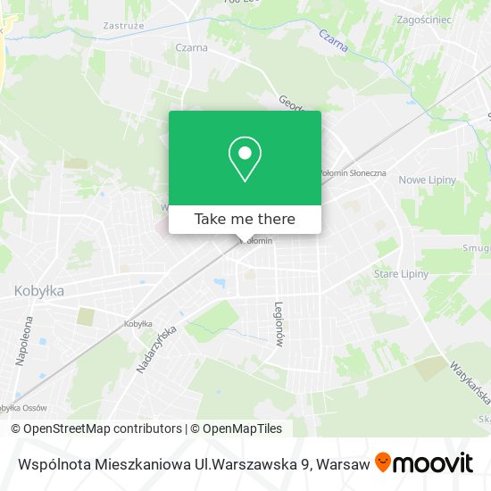 Wspólnota Mieszkaniowa Ul.Warszawska 9 map