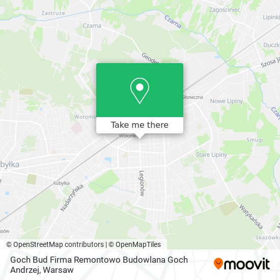 Goch Bud Firma Remontowo Budowlana Goch Andrzej map