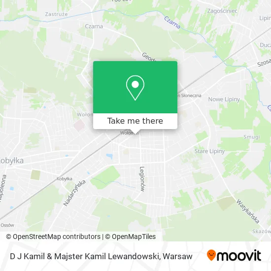 D J Kamil & Majster Kamil Lewandowski map
