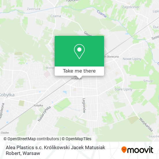 Alea Plastics s.c. Królikowski Jacek Matusiak Robert map