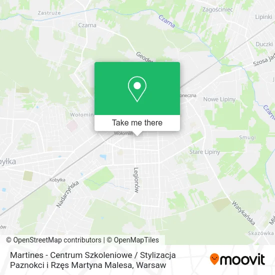 Martines - Centrum Szkoleniowe / Stylizacja Paznokci i Rzęs Martyna Malesa map