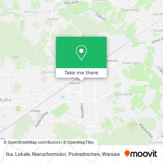 Ika. Lokale, Nieruchomości. Pośrednictwo map