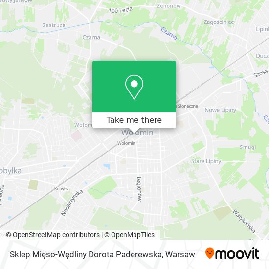 Sklep Mięso-Wędliny Dorota Paderewska map