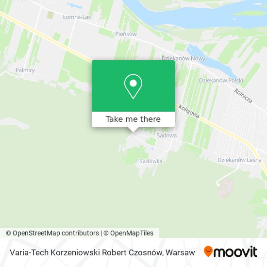 Varia-Tech Korzeniowski Robert Czosnów map