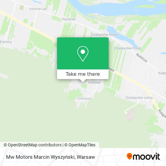 Mw Motors Marcin Wyszyński map